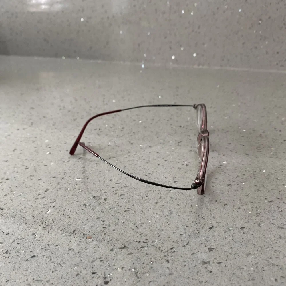 SAFILO SAF 5001 E13 47 15 135 Eyeglass Frames Made in Italy Red Brown